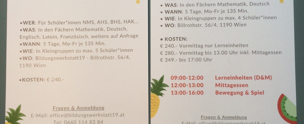 Lernwochen