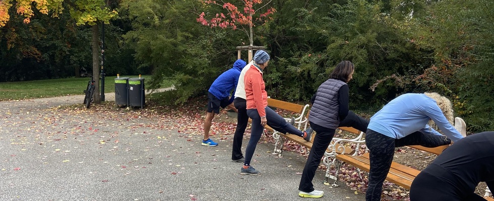 Outdoortraining im Auer-Welsbachpark 