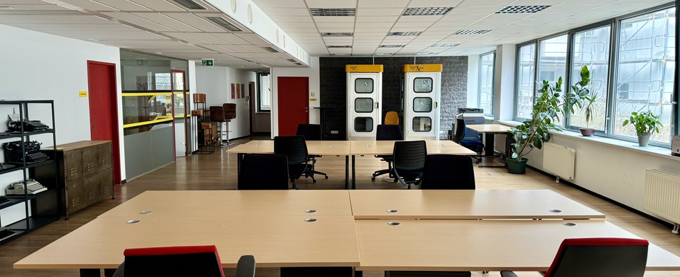 Barrierefreier Co-Working-Space