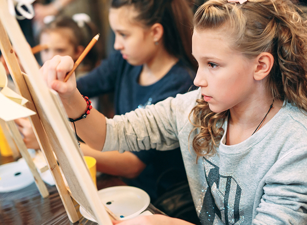 Malworkshop für KINDER - Magie des Pinsels