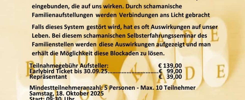 Schamanisches Familienstellen