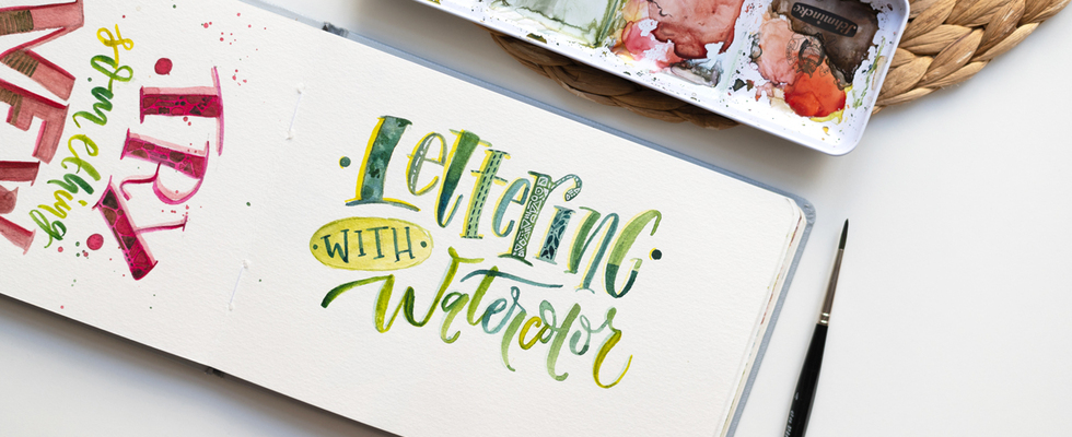 Workshop: Watercolor Lettering für Anfänger*innen