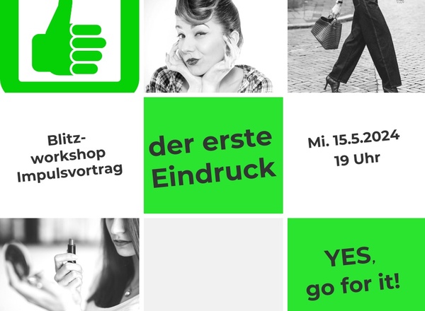 Der erste Eindruck zählt!