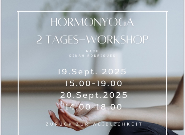 Hormonyoga Workshop - bringe deine Hormone wieder zurück in die Balance