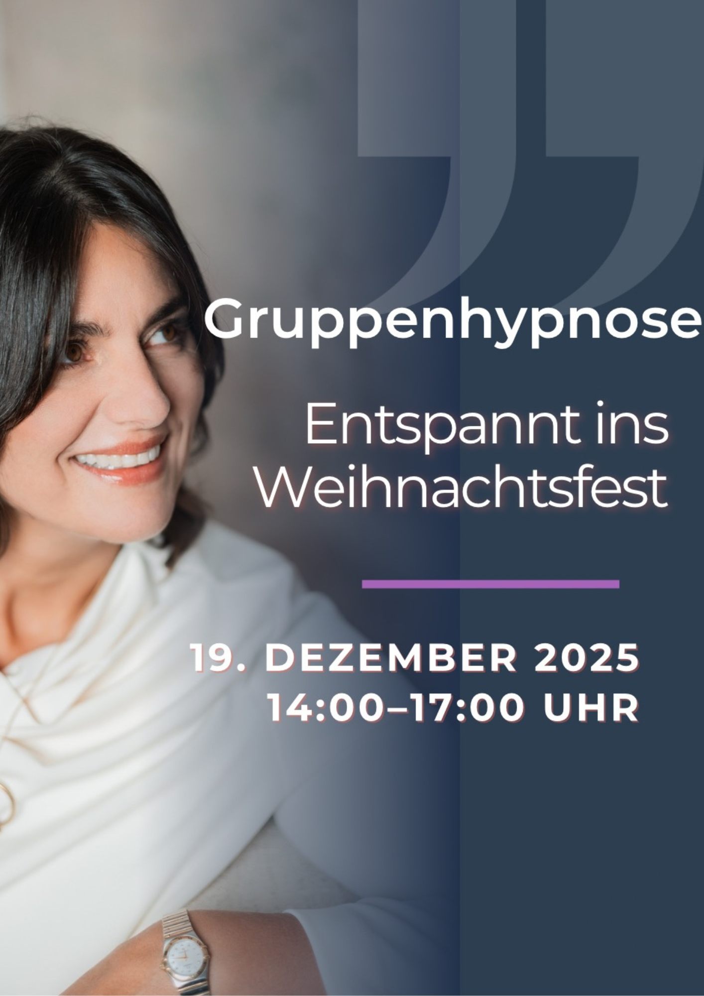 Gruppenhypnose- entspannt ins Weihnachtsfest