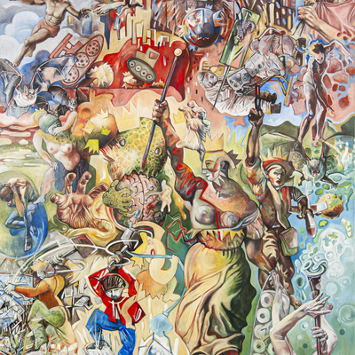 Malerei, Skulptur u. Fotografie Eine 