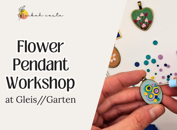 Flower Pendant Workshop at Gleis//Garten - In English