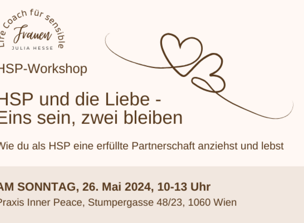 HSP & die Liebe - Eins sein, zwei bleiben (Workshop)