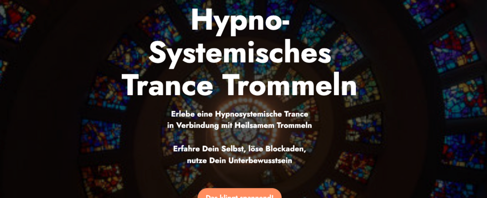 Hypnosystemisches Trance Trommeln