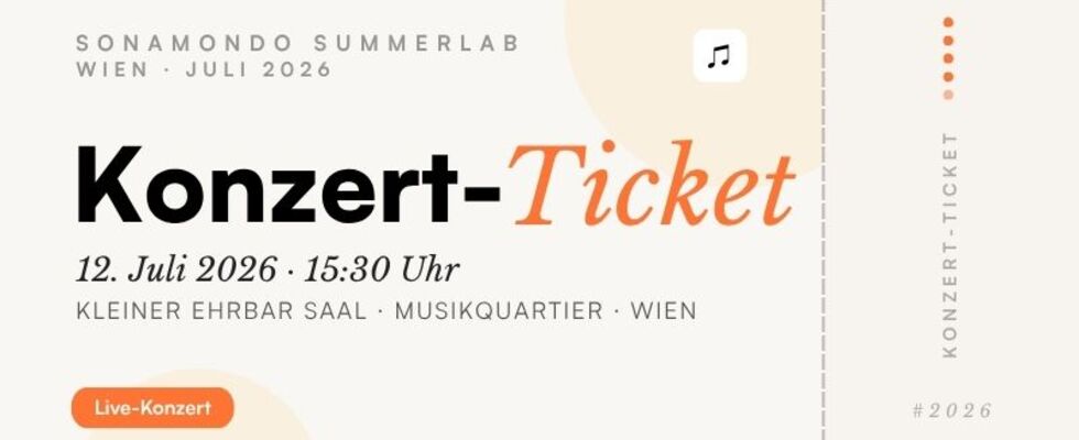 Abschlusskonzert des SONAMONDO SummerLabs 2026