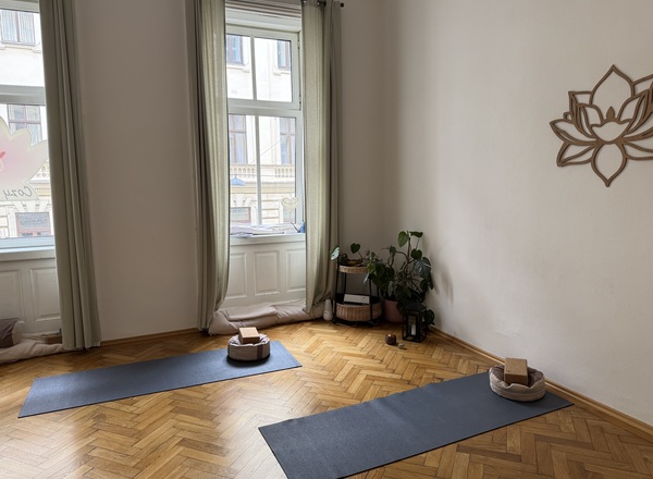 Vermiete zur Mitnutzung meinen Yogaraum für kleine Gruppen 