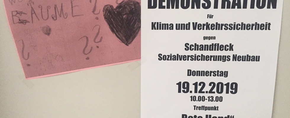 " wo sind unsere bäume" demonstration