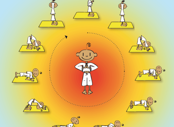 Häkeln und Kinderyoga Tag in den Ferien