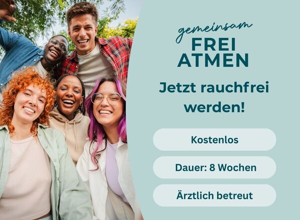 Rauchfrei ins neue Jahr, mit Unterstützung und ganz kostenlos