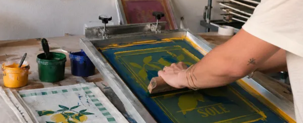 Siebdruck "La Dolce Far Niente" x artsip Workshop
