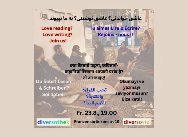 Literaturaustausch in der Diversothek