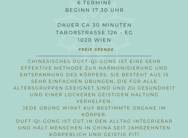 Chinesisches Duft Qi Gong