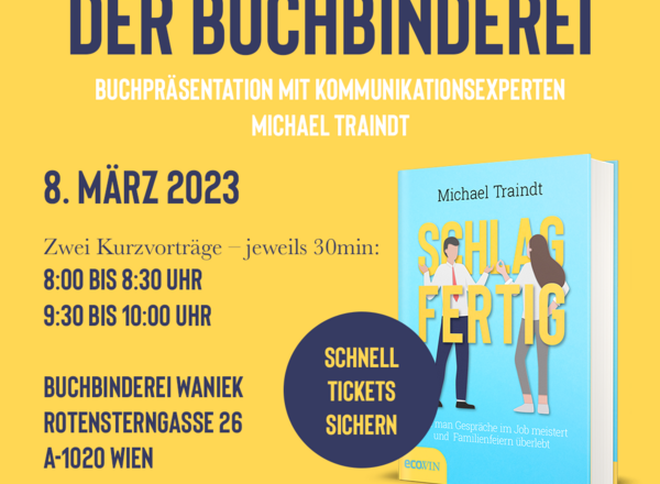 Schlagfertig in der Buchbinderei
