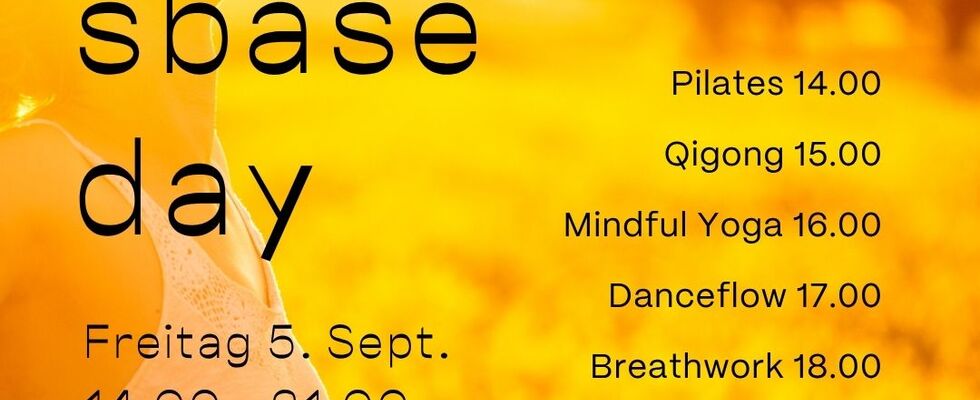 open sbase day - FREITAG, 5.September