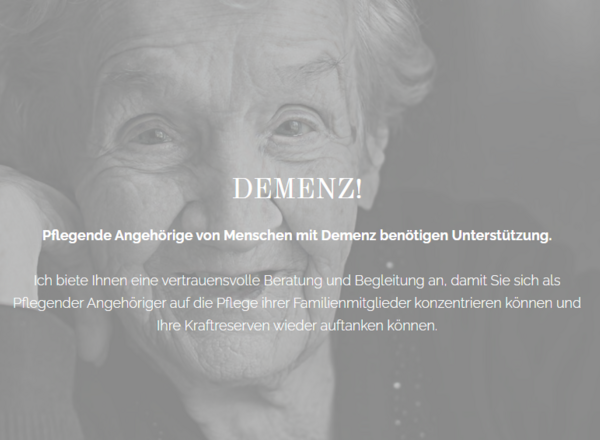 Angehörigenberatung für Menschen mit dementiellen Erkrankungen