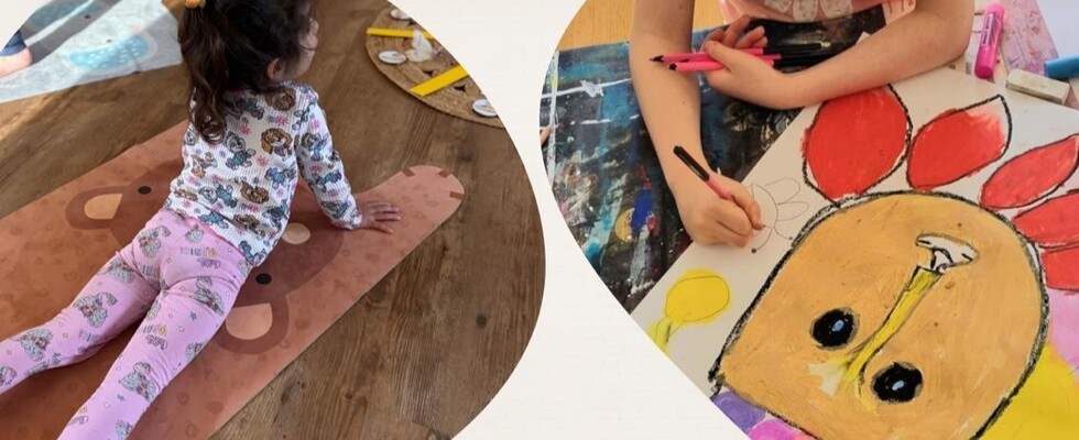 Yoga und kreatives Gestalten für Kinder