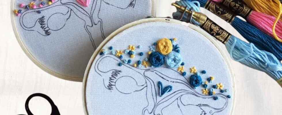 Feministische Stickrunde - Stitch your own Uterus