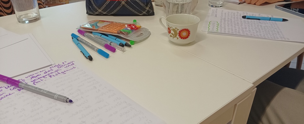 „Gemeinsam Schreiben nach Lust und Laune“ mit Helga 