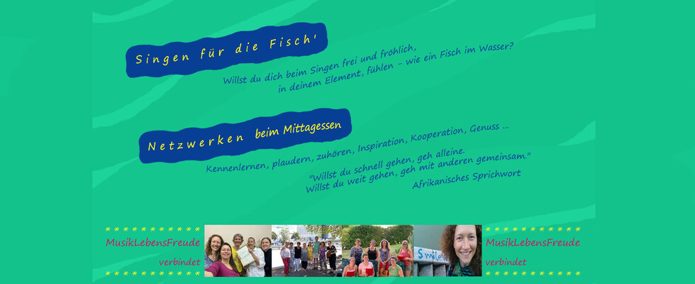 Singen für die Fisch & Netzwerken