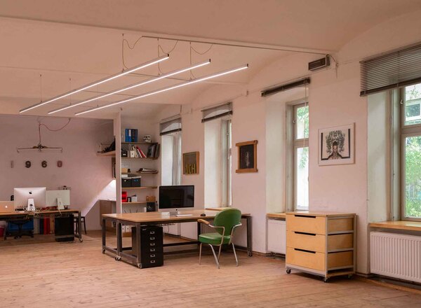 Großraumatelier mit Atmosphäre