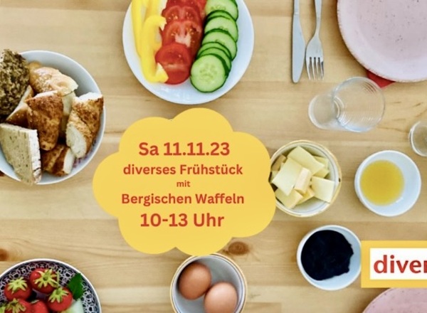 5. Frühstücken FÜR Diversoviel mit Bergischen Waffeln