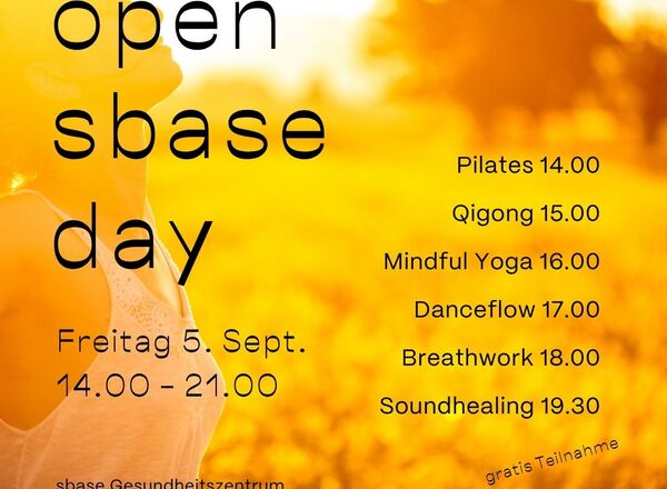 open sbase day - FREITAG, 5.September