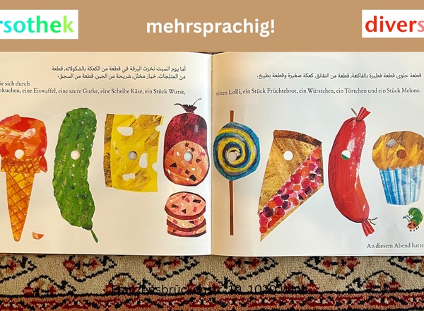 Die kleine Raupe Nimmersatt - mehrsprachig