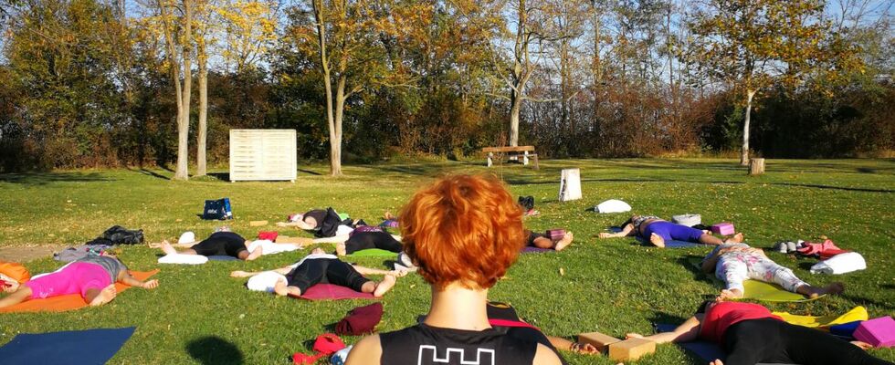 Yoga im Park