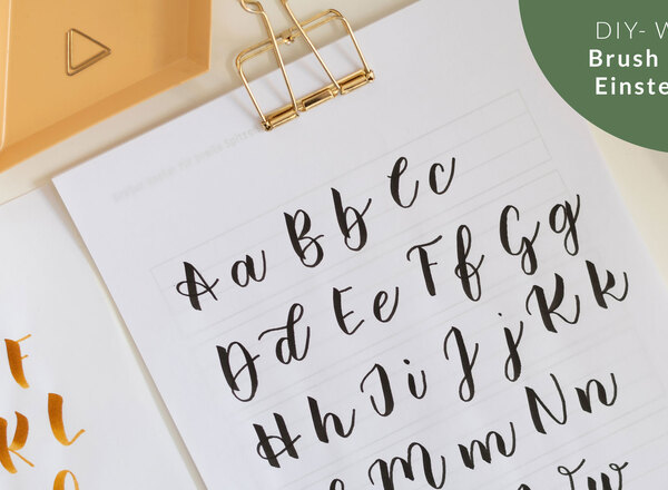 Brush Lettering & Effekte für Anfänger*innen