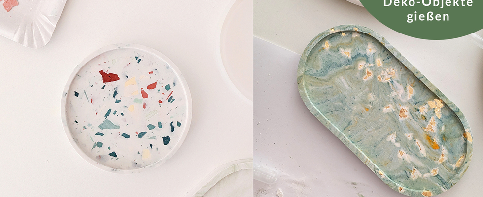 Workshop: Terrazzo-Untersetzer & Kerzenhalter gießen