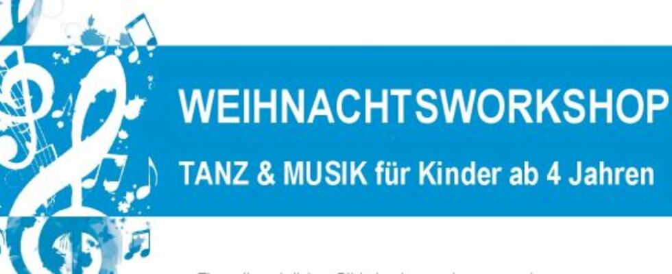 Weihnachtsworkshop Tanz und Musik für Kinder ab 4 Jahren