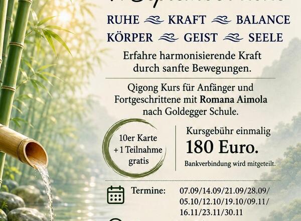 Qi Gong Kurs ab Herbst