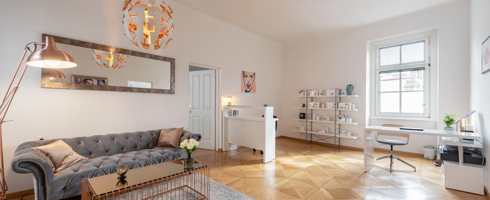Raum oder Arbeitsplatz in Kosmetikstudio