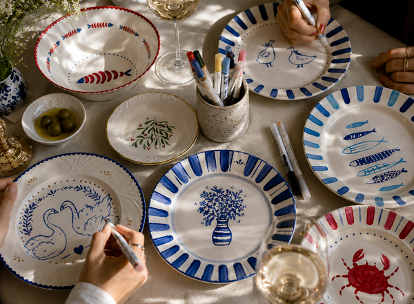Vintage Ceramic Painting x artsip