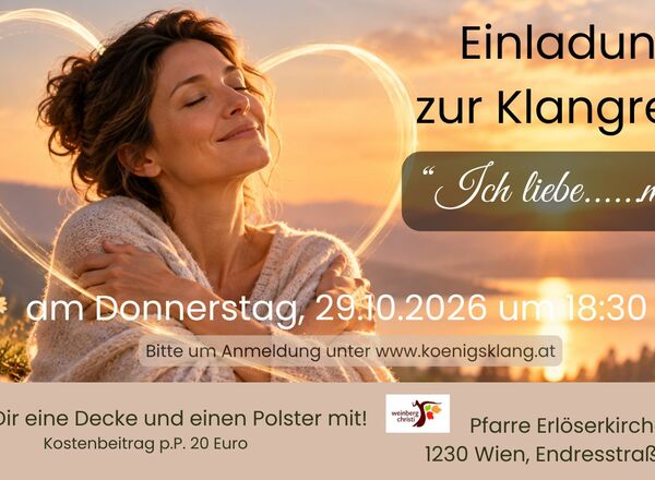 Klangreise "Ich liebe......mich"