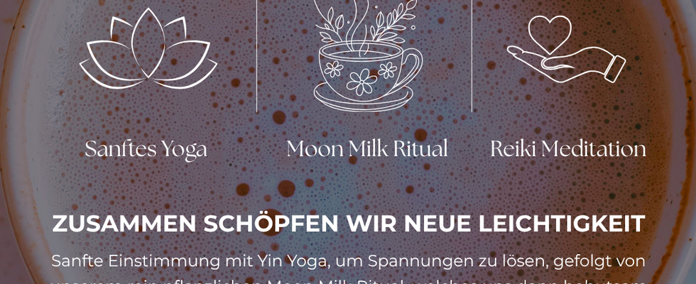 Mondmilch Ritual: Yin Yoga, Mondmilch und Reiki✨