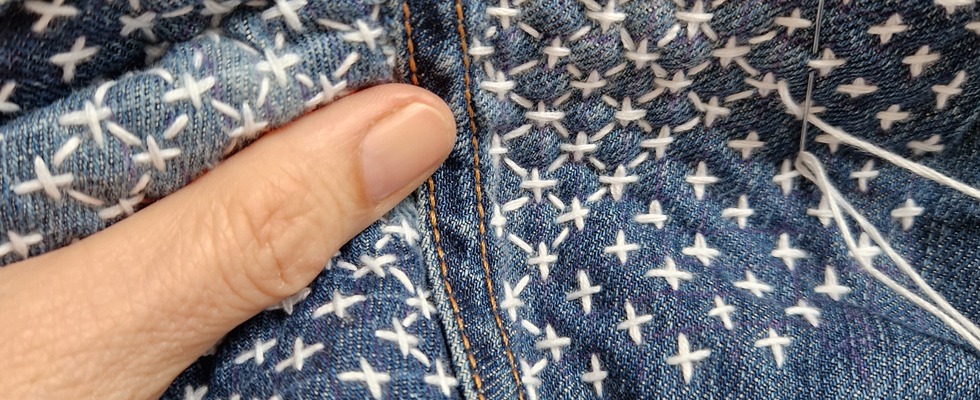 Sashiko Kurs - Denim Upcycling - DIY - Slow Fashion Workshop