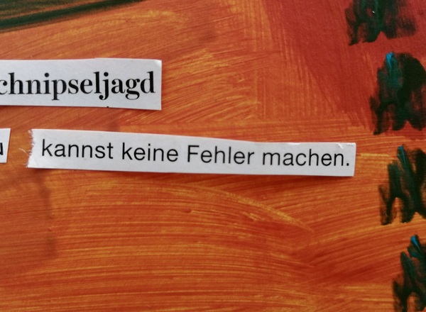 Fachworkshop: Sich mit Schnipseln die Sprache erobern.