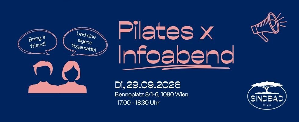 Pilates x Infoabend bei Sindbad