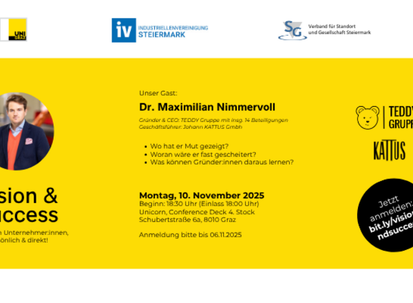 Vision & Success - Lernen von Unternehmer:innen, persönlich & direkt!