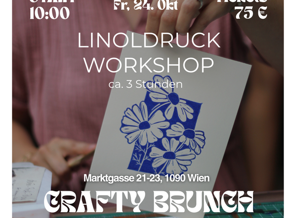 Crafty Brunch - Linoldruck Workshop im Néon Shared Atelier