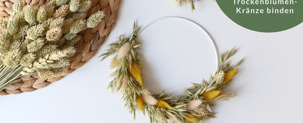 Workshop: Trockenblumen-Kranz binden