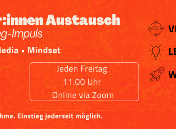 Austausch unter Gründer:innen