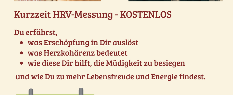 Herzkohärenz - HRV - Messung (kostenlos)