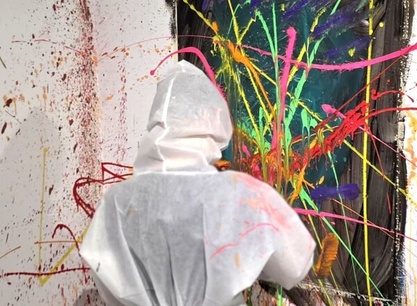 Actionpainting - ab € 70,-